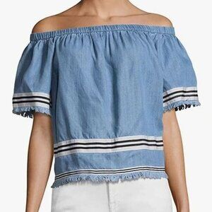 Plenty by Tracy Reese Women's Off The Shoulder Top Large